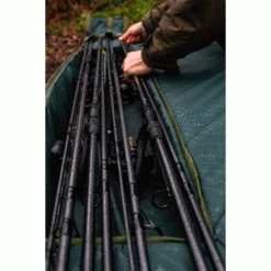 Fox Camolite 10ft 2 Plus 2 Rod Case -Angeln Discounter 10ft in use 550x550h