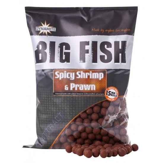 DYNAMITE BAITS Dynamite Spicy Shrimp And Prawn Boilies 15mm 1.8kg 1 DYNAMITE BAITS Dynamite Spicy Shrimp And Prawn Boilies 15mm 1.8kg