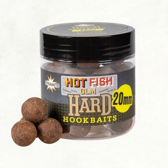 DYNAMITE BAITS Dynamite Hot Fish And GLM Hard Hookbaits 20mm 1 DYNAMITE BAITS Dynamite Hot Fish And GLM Hard Hookbaits 20mm