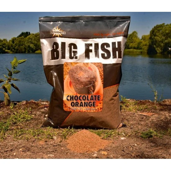 DYNAMITE BAITS Dynamite Big Fish Chocolate Orange Groundbait 1,8kg 2 DYNAMITE BAITS Dynamite Big Fish Chocolate Orange Groundbait 1,8kg – Bild 2