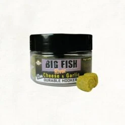 DYNAMITE BAITS Dynamite Big Fish River Cheese And Garlic Durable Hook Pellets 12mm