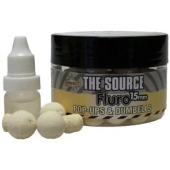 DYNAMITE BAITS Dynamite Source Fluro Pop-Ups White 10mm
