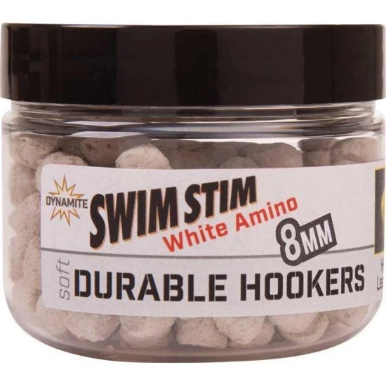 DYNAMITE BAITS Dynamite White Amino Swim Stim Durable Hook Pellet 8mm 1 DYNAMITE BAITS Dynamite White Amino Swim Stim Durable Hook Pellet 8mm