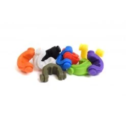 JAG Products Lockdown Rod Grip Small Khaki Inserts Pack 6